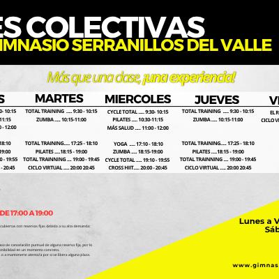 Clases colectivas en Serranillos del Valle