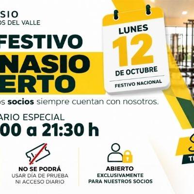 🇪🇸 ¡ESTE FESTIVO GIMNASIO ABIERTO! 💪🔥